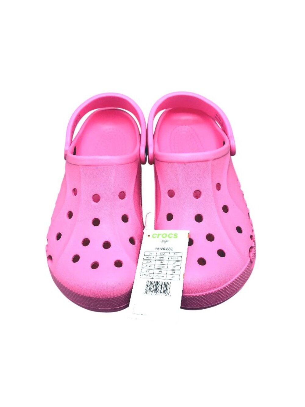 CROCS BAYA Pink Crocs Women's Size 11 Men Size 9 Unisex